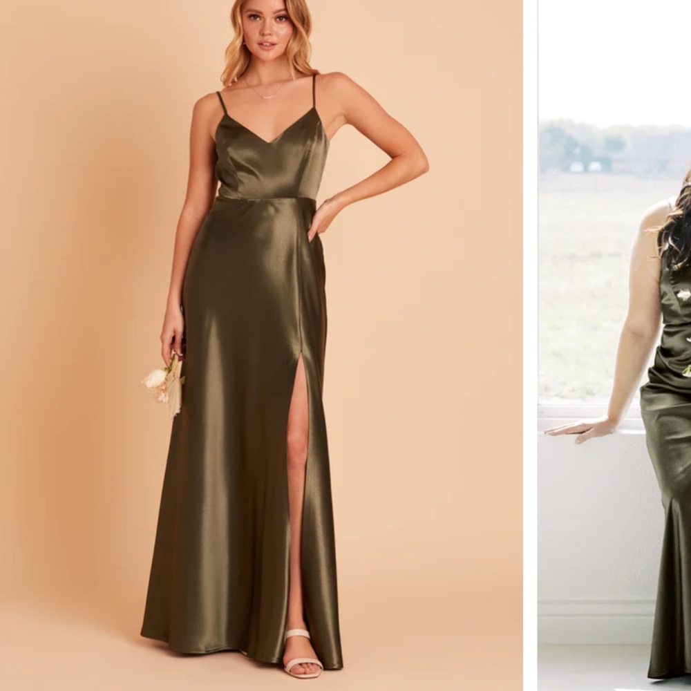 Birdy Grey Jay Dress Satin Olive